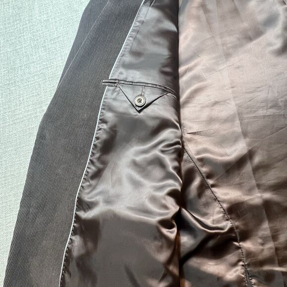Michael Kors Mens Size 48R Sport Coat Blazer Jacket Corduroy Cotton Chocolate - Picture 7 of 10